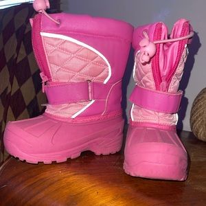 Toddler girl snow boots